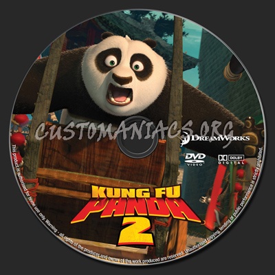 Kung Fu Panda 2 dvd label