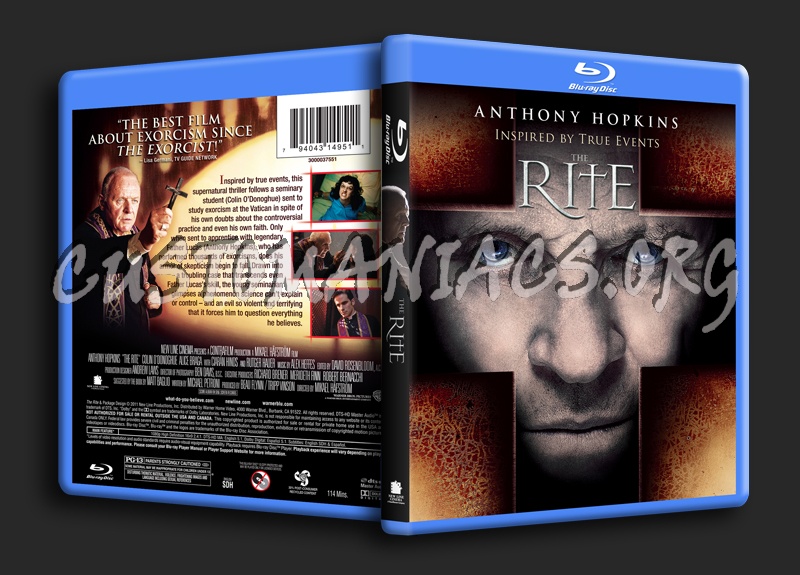 The Rite blu-ray cover