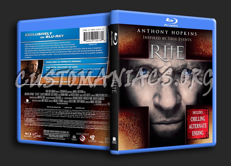 The Rite blu-ray cover