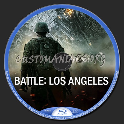 Battle Los Angeles blu-ray label