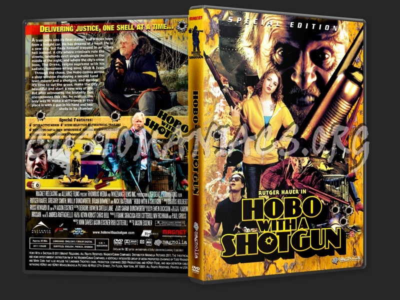 Hobo With A Shotgun dvd cover