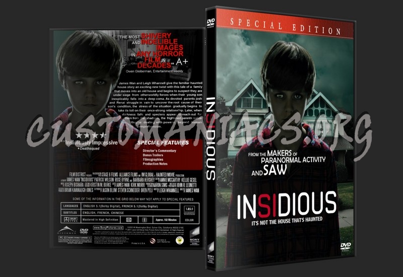 Insidious dvd cover
