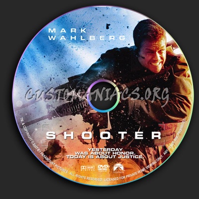 Shooter dvd label