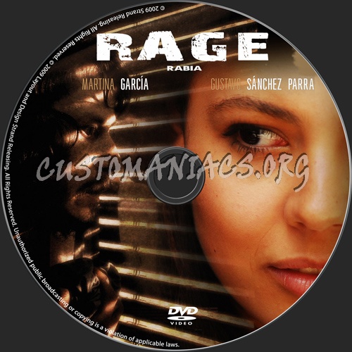 Rage dvd label