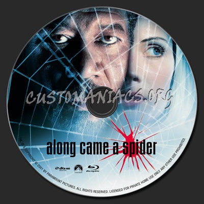 Along Came a Spider blu-ray label