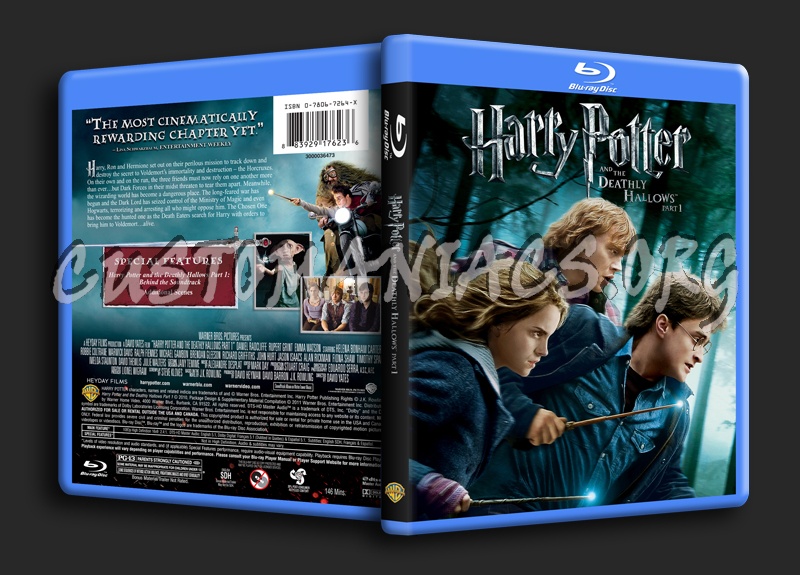 Harry Potter and the Deathly Hallows: Part 1 blu-ray cover