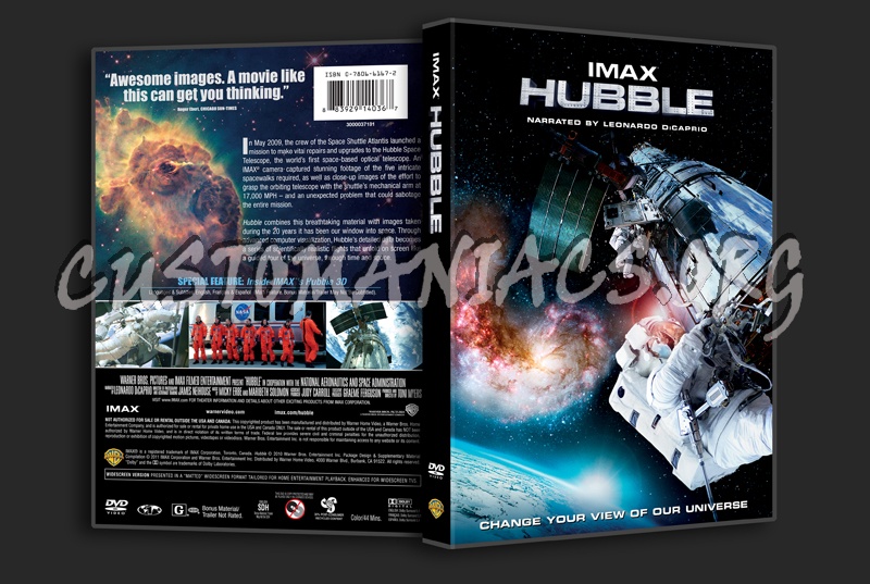 IMAX: Hubble dvd cover