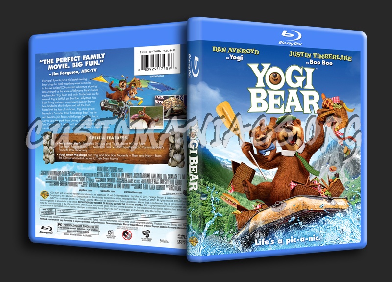 Yogi Bear blu-ray cover