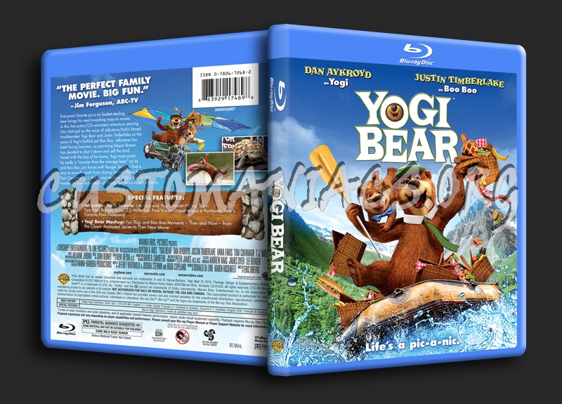 Yogi Bear blu-ray cover