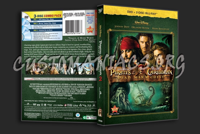 Pirates of the Caribbean: Dead Man's Chest dvd cover