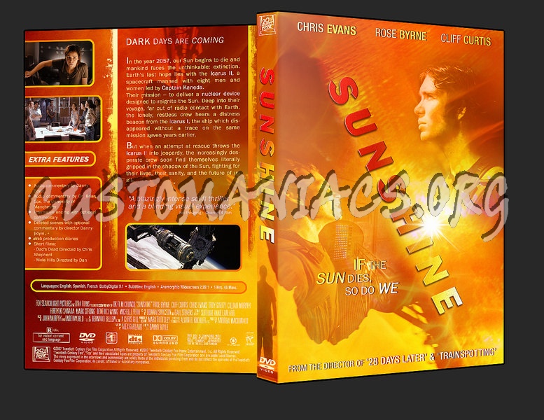 Sunshine dvd cover