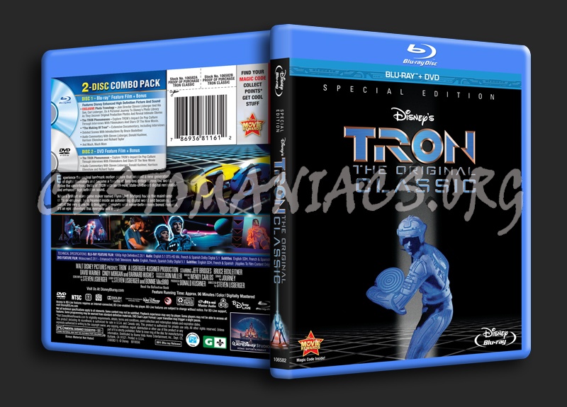 Tron blu-ray cover