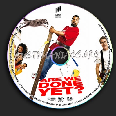 Are We Done Yet dvd label