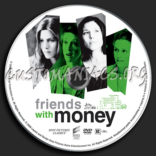 Friends with Money dvd label