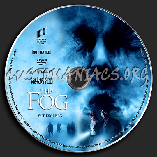 The Fog dvd label