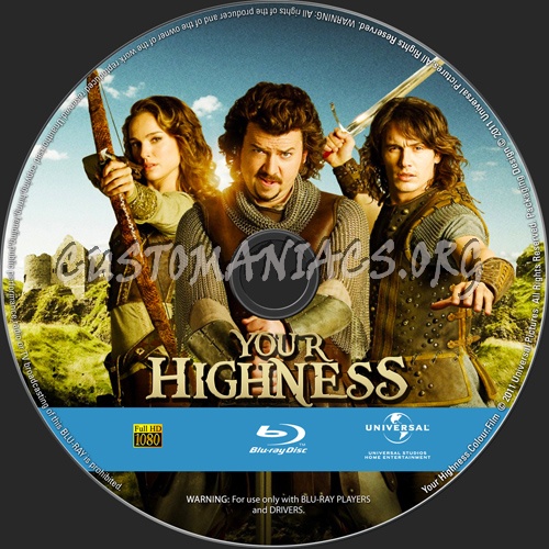 Your Highness blu-ray label