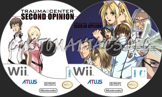 Trauma Center Second Opinion dvd label