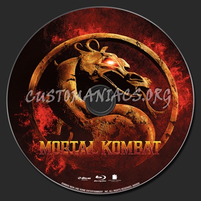 Mortal Kombat blu-ray label
