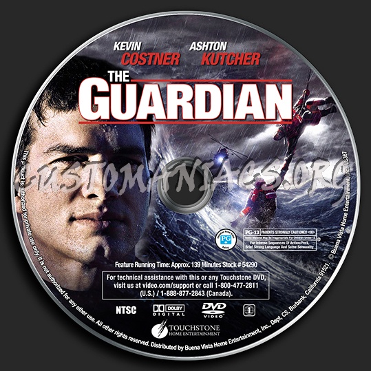 The Guardian dvd label