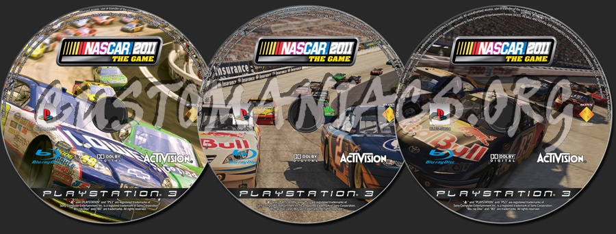 Nascar 2011 dvd label