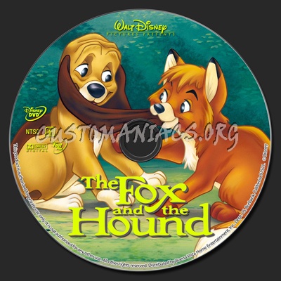 The Fox And The Hound dvd label