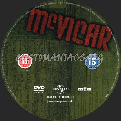 McVicar dvd label