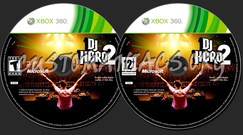 DJ Hero 2 dvd label