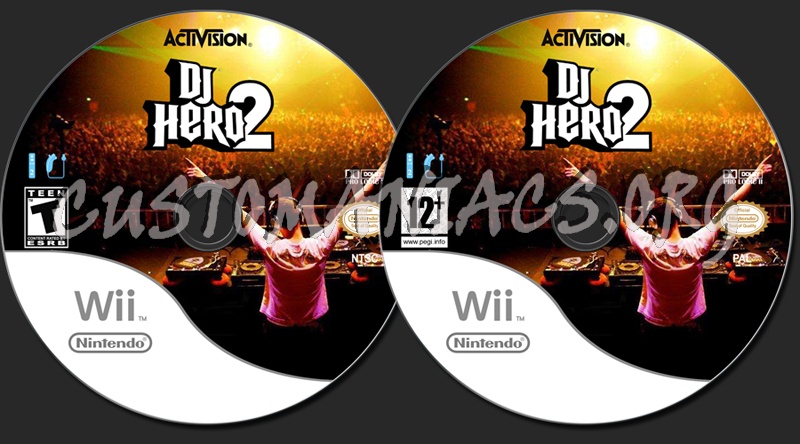 DJ Hero 2 dvd label