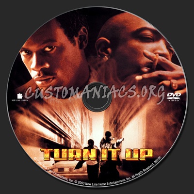 Turn It Up dvd label