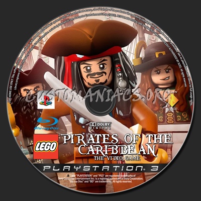 Lego Pirates Of The Caribbean dvd label