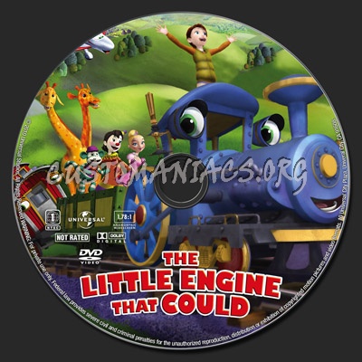 The Little Engine That Could dvd label