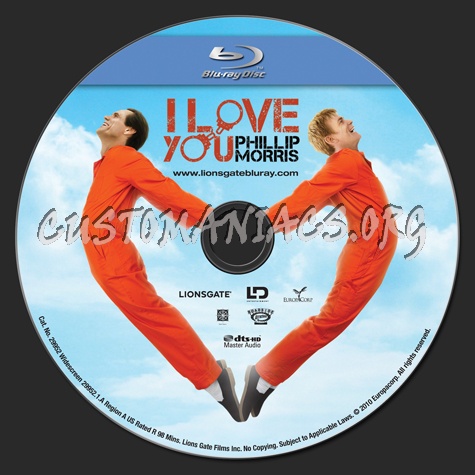 I Love You Phillip Morris blu-ray label