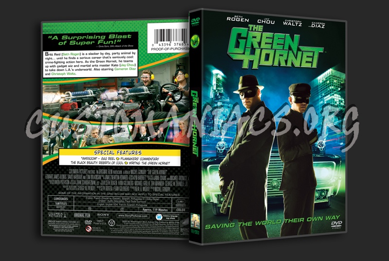 The Green Hornet dvd cover