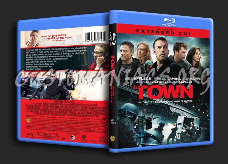 The Town blu-ray cover