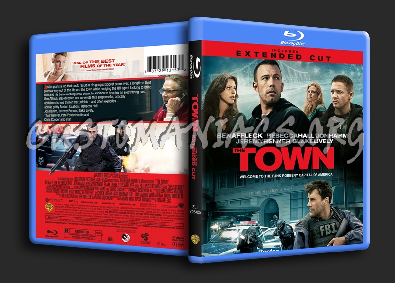 The Town blu-ray cover