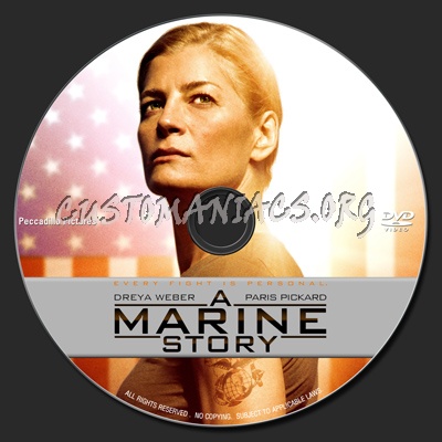 A Marine Story dvd label