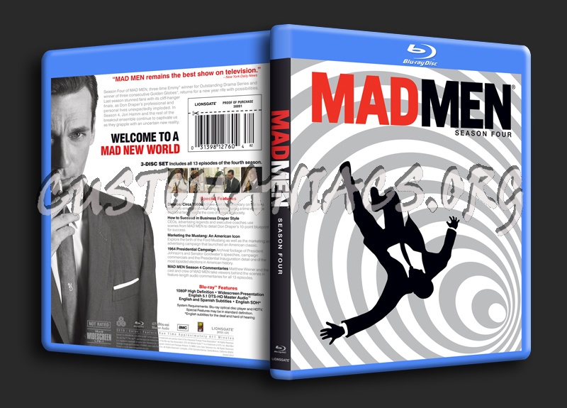 Mad Men Season 4 blu-ray cover