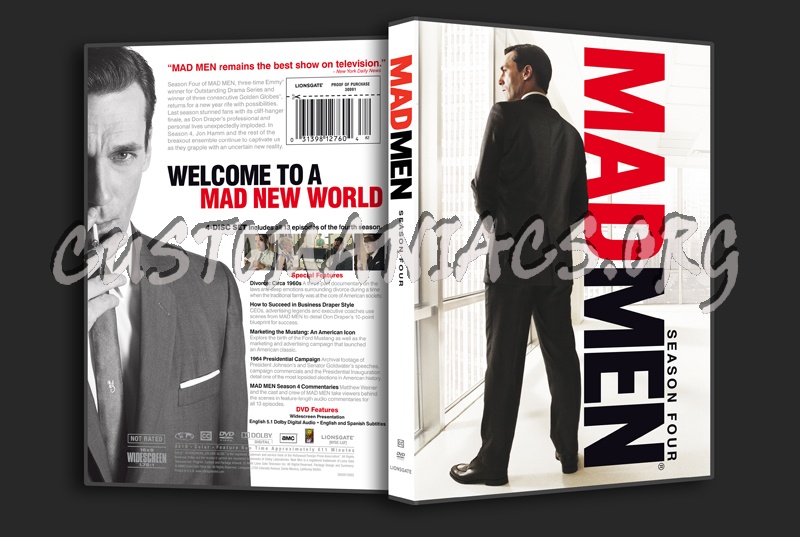 Mad Men Season 4 dvd cover