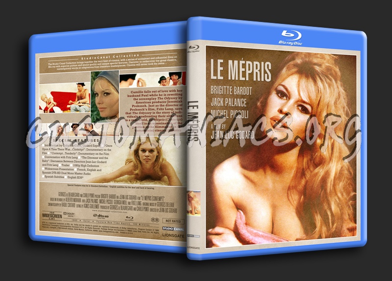 Le Mpris (Contempt) blu-ray cover