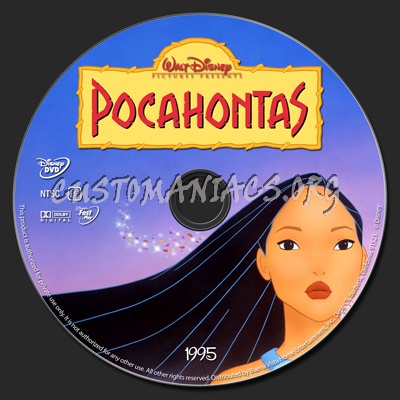 Pocahontas dvd label