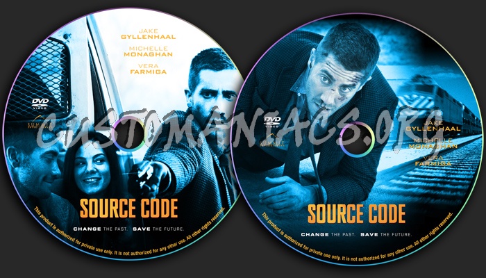 Source Code dvd label