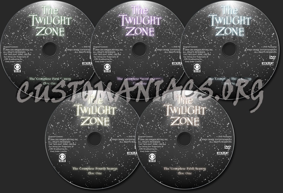 The Twilight Zone dvd label