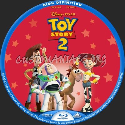 Toy Story 2 blu-ray label