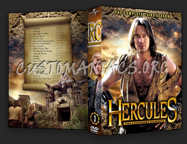 Hercules - The Legendary Journeys dvd cover