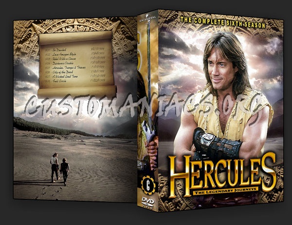 Hercules - The Legendary Journeys dvd cover