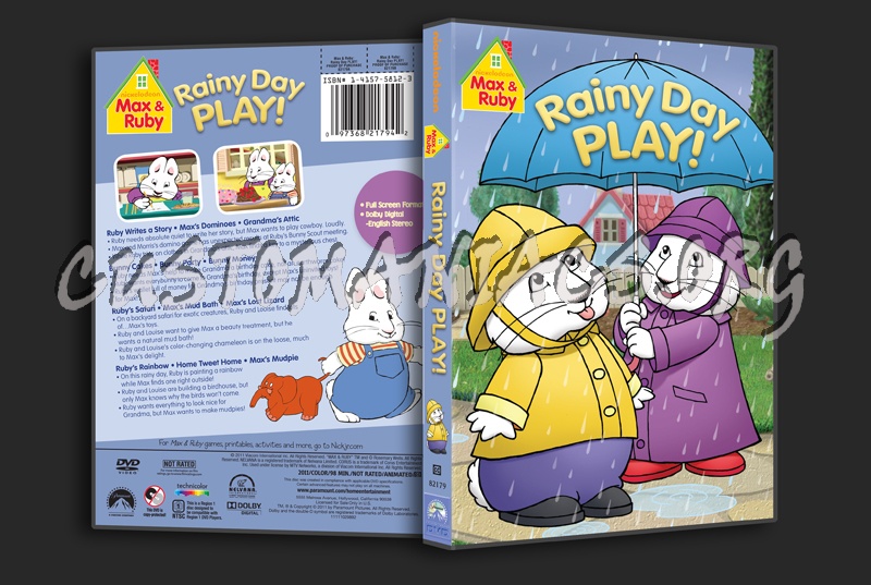 Max & Ruby Rainy Day Play! dvd cover