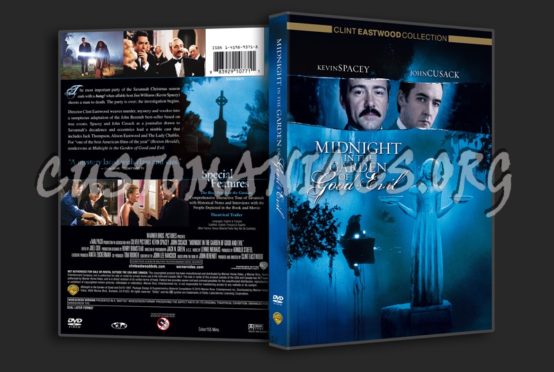 Midnight in the Garden of Good & Evil dvd cover