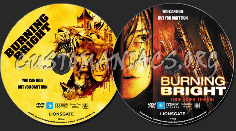Burning Bright dvd label