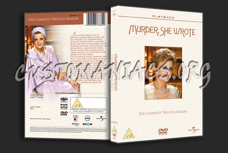 Murder She Wrote Season 12 dvd cover