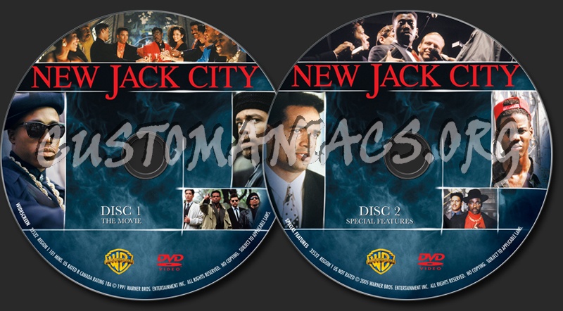 New Jack City dvd label